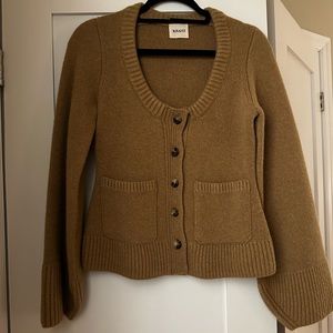 Khaite Caro Scoop-neck Cashmere Cardigan